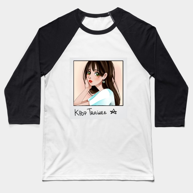 Kpop Trainee Baseball T-Shirt by MitsukiHayashi